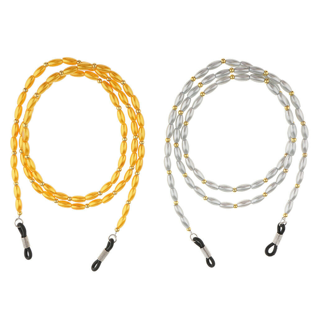 6 Pieces Glasses Bra Chains Sunglasses Neck Strap