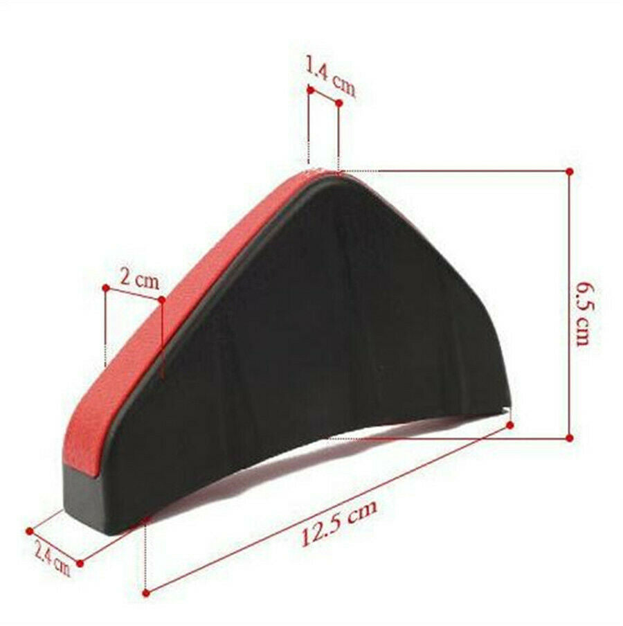 3x Rear Bumper Diffuser Fin Spoiler Lip Wing Splitter Protector ITEM NEW