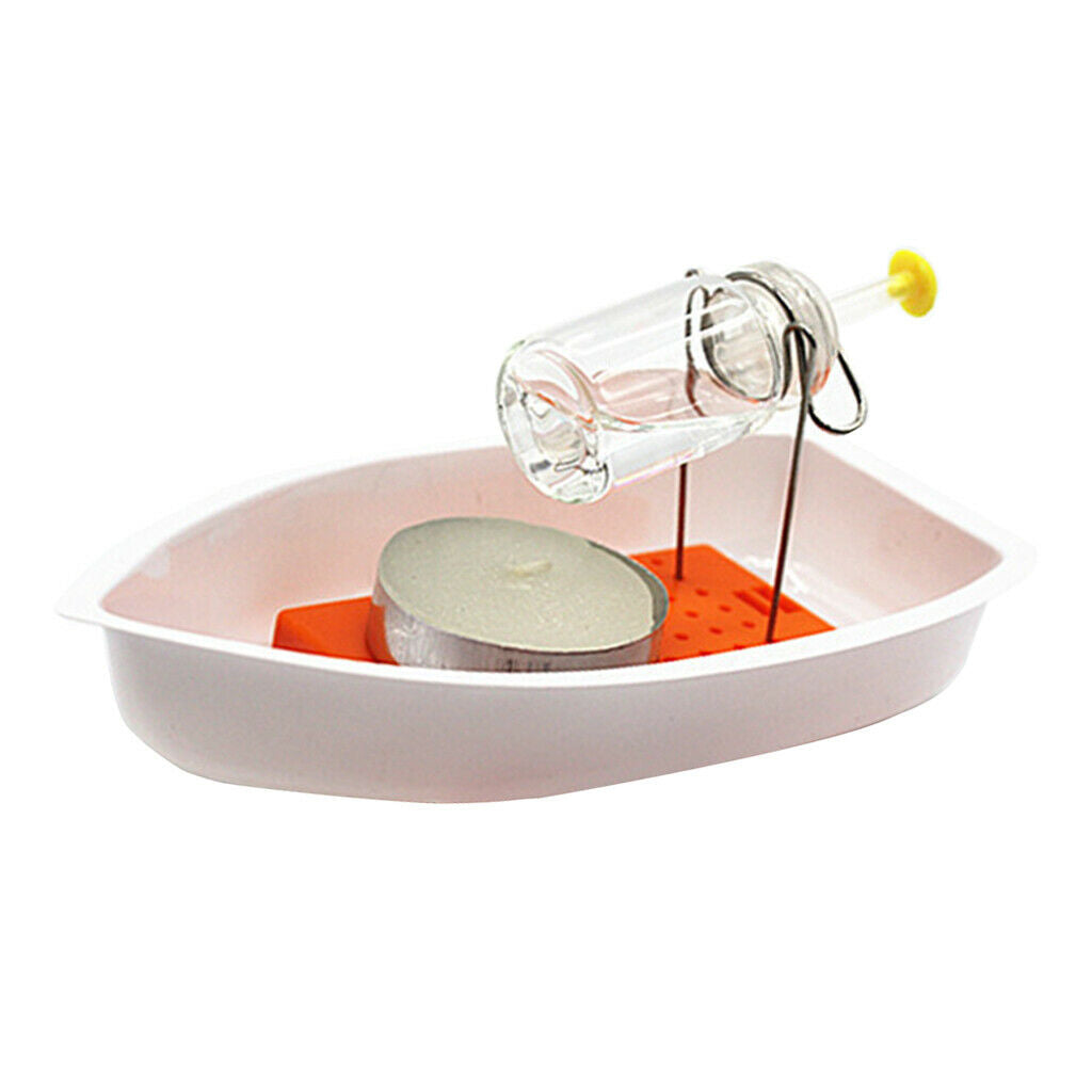 DIY Steam Boat Science Kit Kids Learning Experiment School Aids Supplies