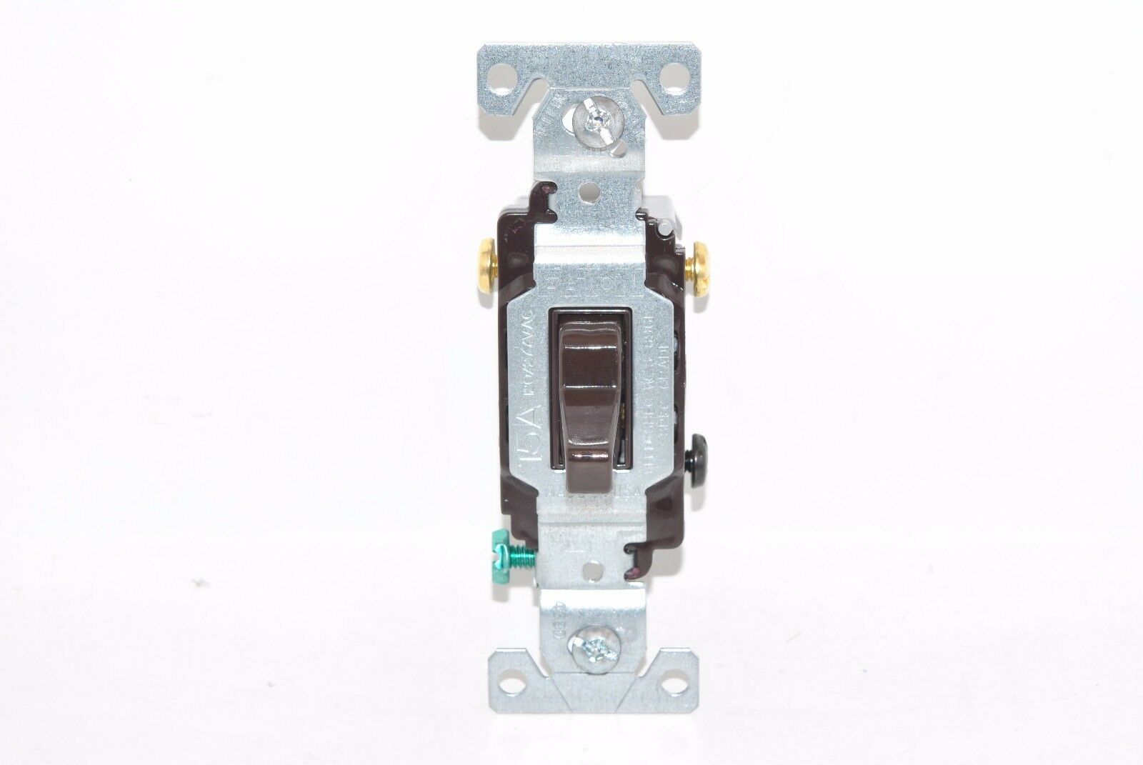 1pcs - COOPER CS315B Switch Toggle 3Way 15A 120/277V AC Brown