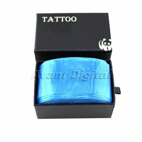 100pcs 2 X 24 in Sleeves Cover Bag For Tattoo Machine Power Clip Cord Supply