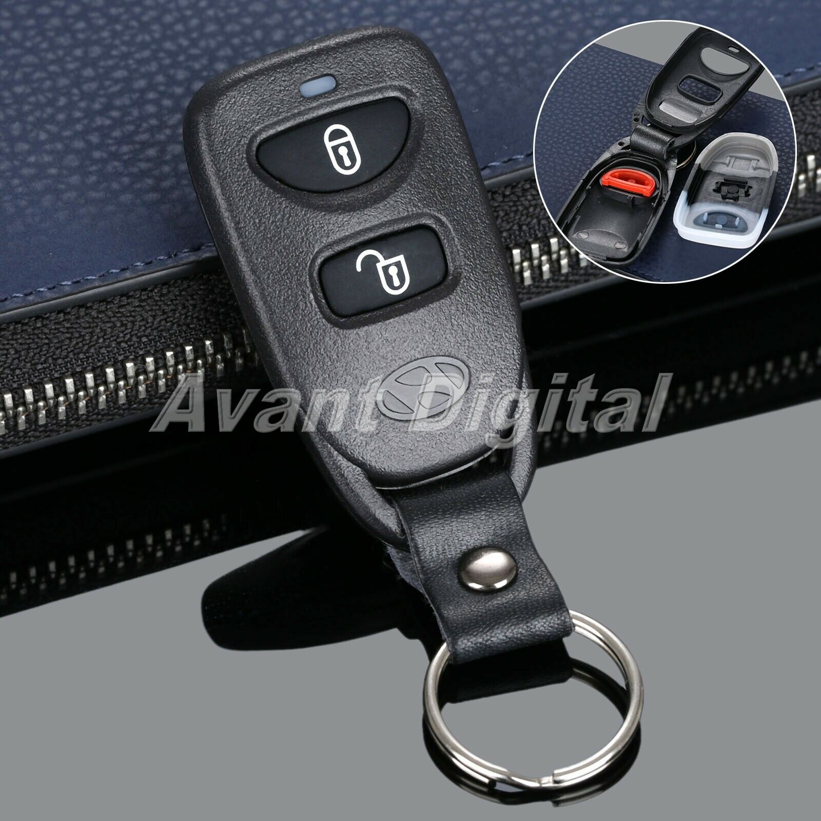 New Car 2+1 Buttons Remote Key Shell Case For 2005-2009 06 HYUNDAI Tuscon