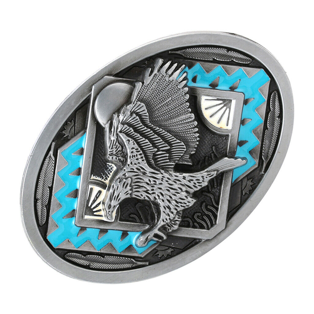 Animal Engraved Belt Buckle Western Cowboy Motorcyclist Jeans Strap Buckles