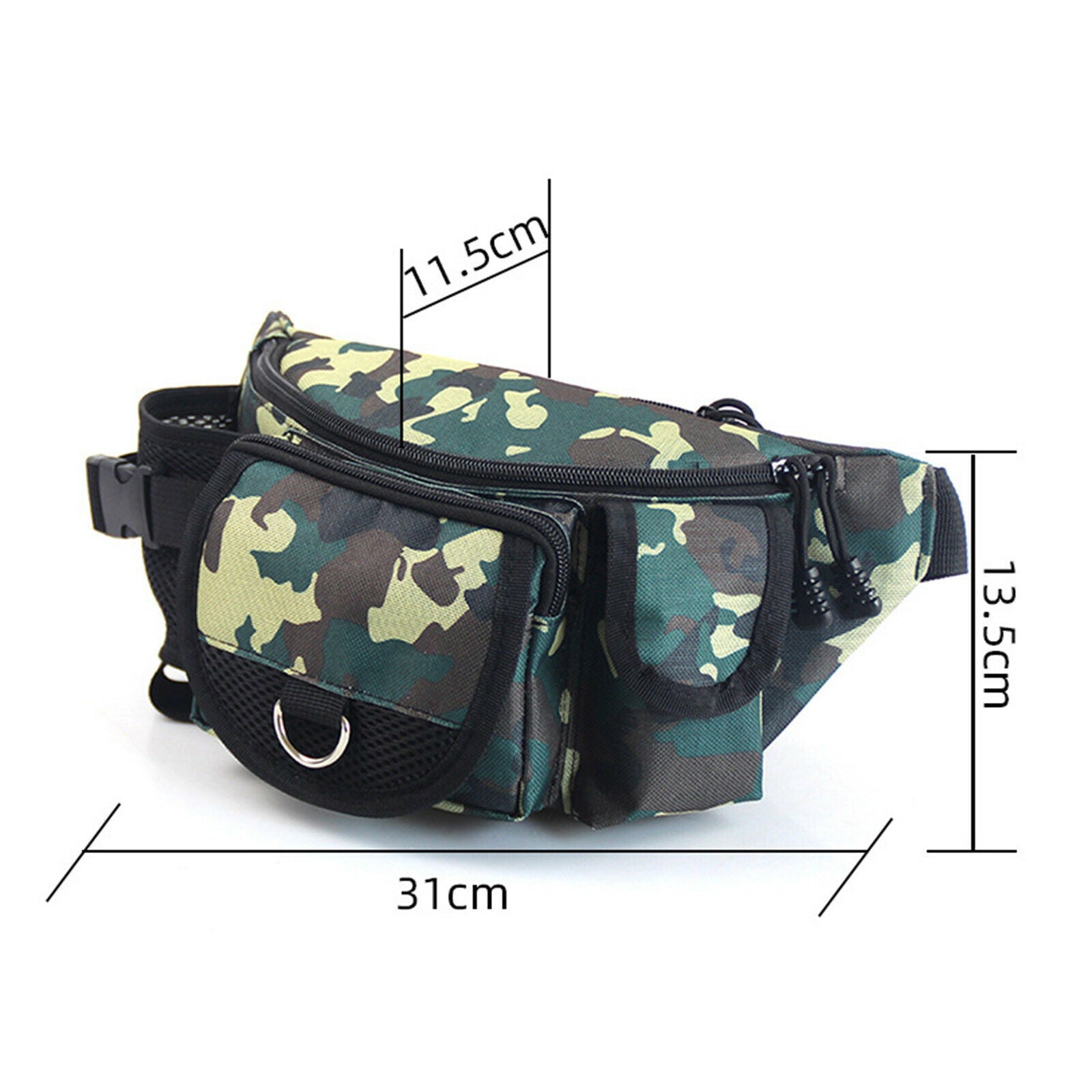 Utility Fishing Bag Tackle Lure Box Bags Multifunctional Camping Hip Pack