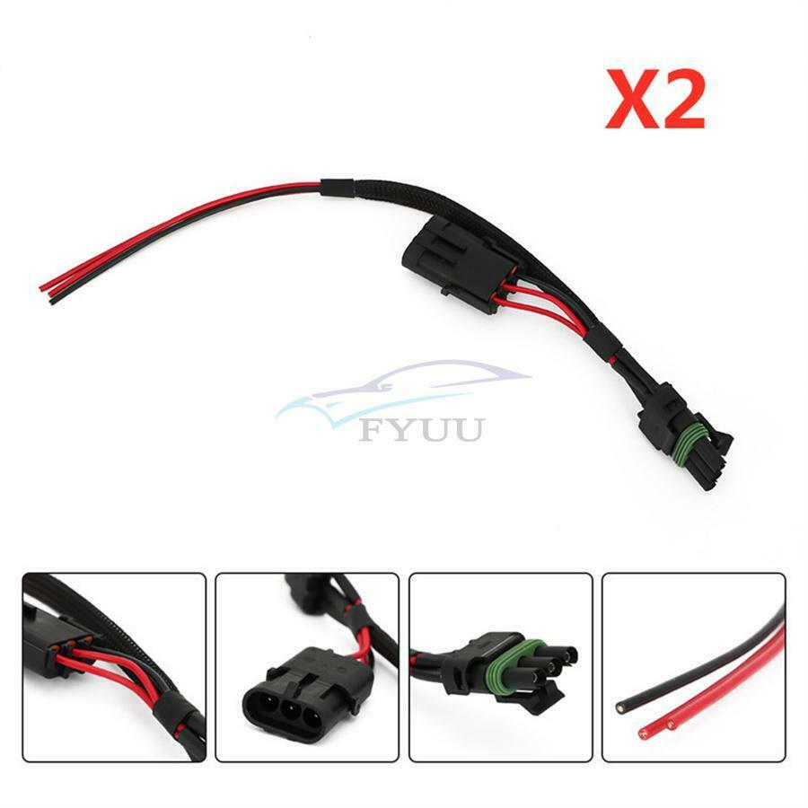 2 x Tail Light Wiring Auxiliary Harness For Can-Am Maverick X3 & X3 Max 2017-UP