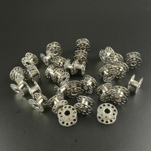 20 X Metal Bobbins Spools Universal Sewing Machine Brand New Sealed