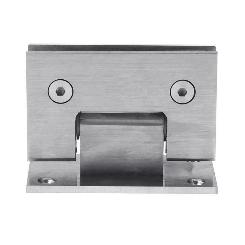 8-12mm Glass Door Hinge Bathroom Shower Door Frameless Bracket Wall Mounted Door