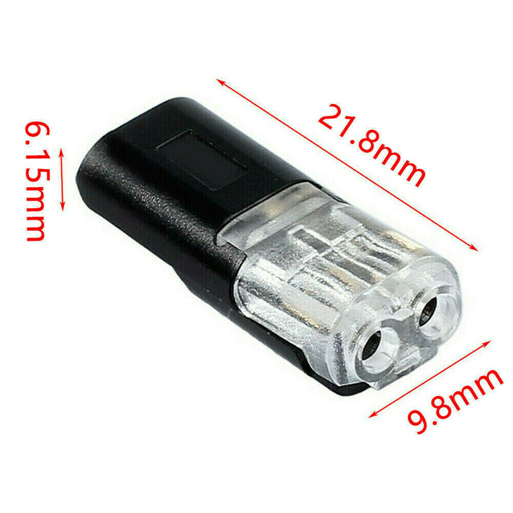 10 Set Car Waterproof Electrical Wire Cable Automotive Connector 2-Pin Way Plug