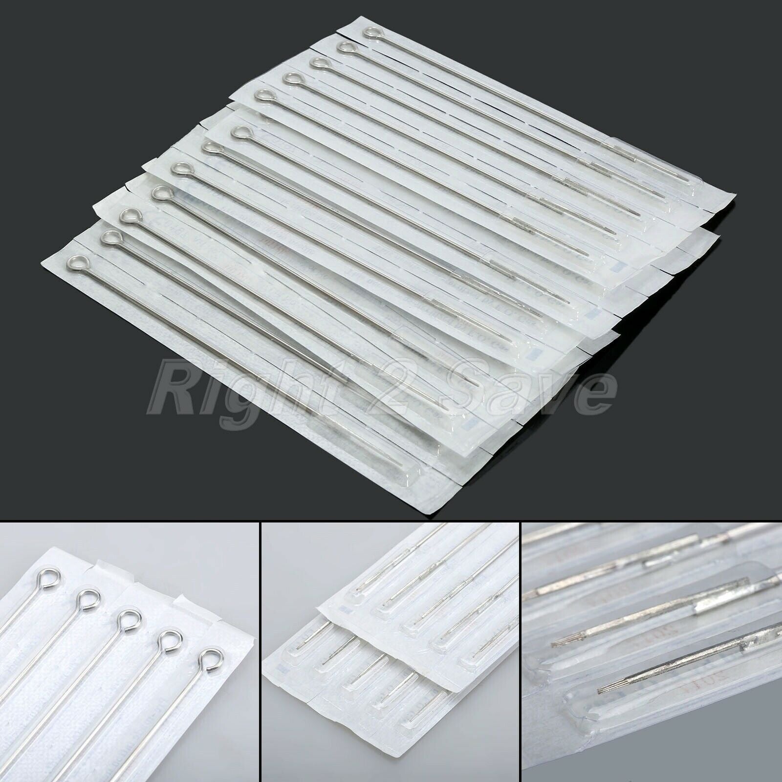 10pcs 11RL Tattoo Needles Body Art Disposable Sterilze Blade Stainless Steel