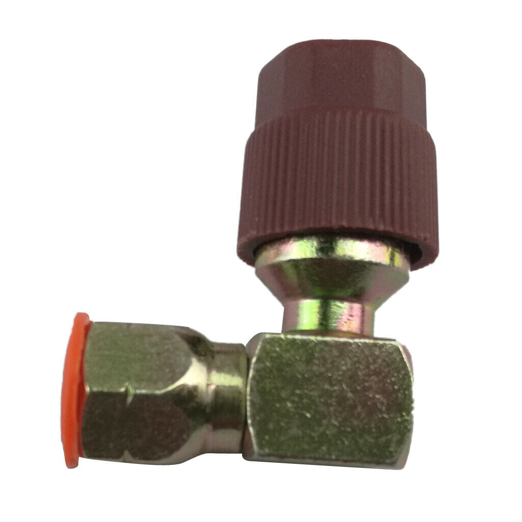3/8 inch high + 7/16 inch low pressure R134A quick coupling plug adapter car