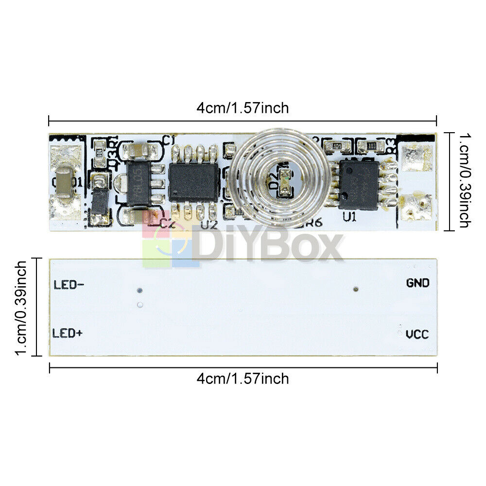 10PCS 9V-24V 30W Touch Switch Capacitive Touch Sensor Module LED Dimming Control