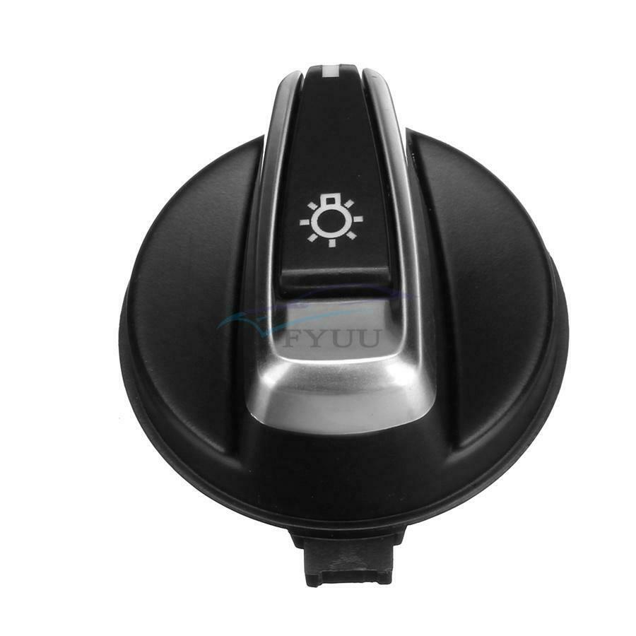 1 × Black Auto Headlight Switch Knob Fog Light Button For BMW 3 E90 E91 X1 E84