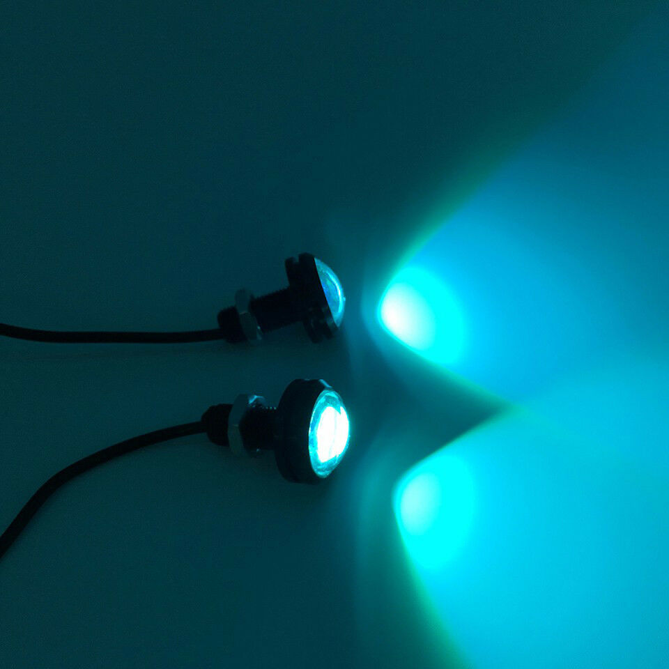 4x Waterproof LED Rock Light for JEEP ATV SUV Off-Road Underbody Trail Ice Blue