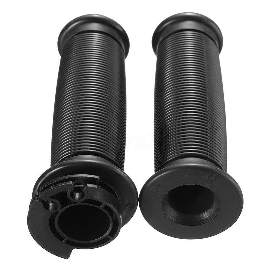 7/8'' Black Streak Plastic+Silicone Motorcycle Handlebar Cover 21.3mm, & 23mm