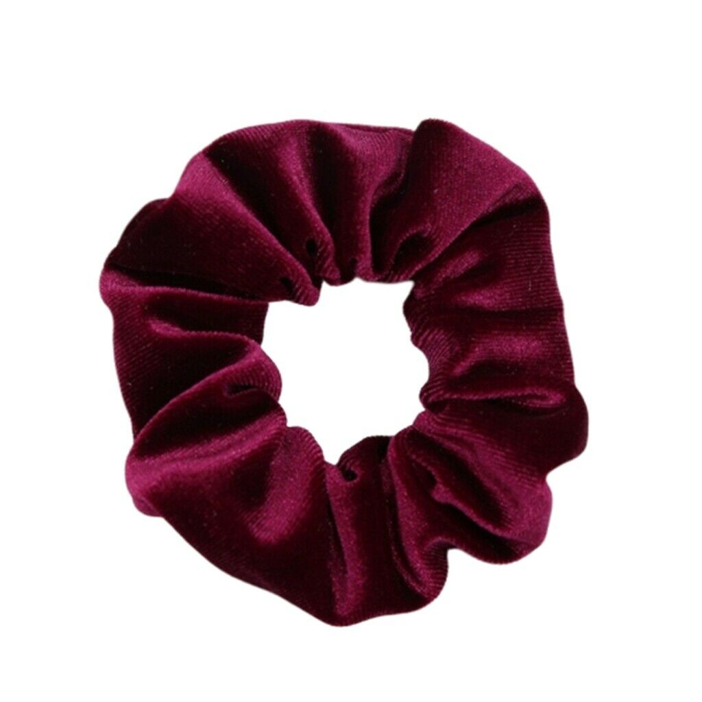 50Pack Velvet Scrunchies Mixed Hair Band Rubber Hair Tie Ponytail Holder