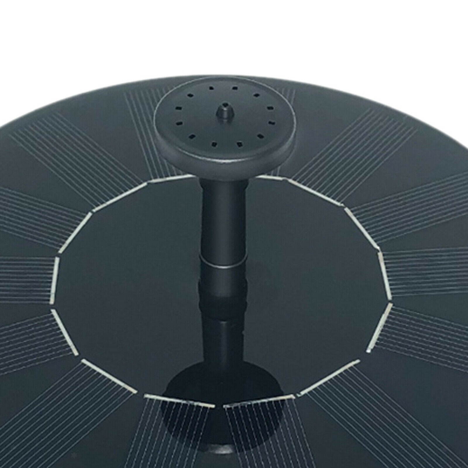 Solar Power Fountain Bird Bath Water Pump Floating Garden Pond Decoration
