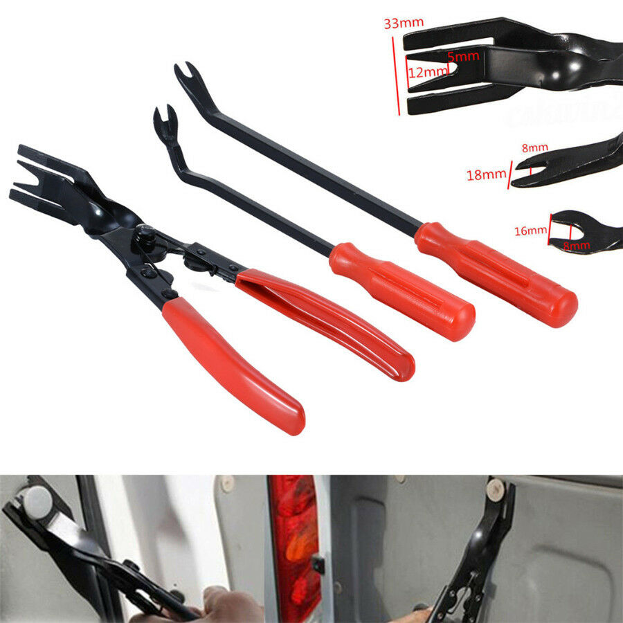 19 Pcs Auto Trim Tool Kit For Removal &Install Stereo Systems Upholstery Panels