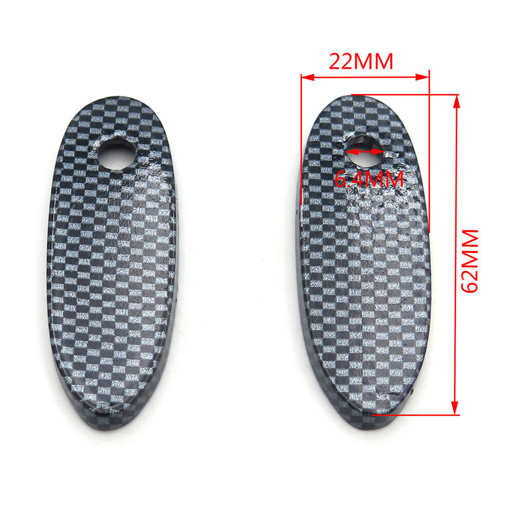 Mirror Block Off Base Plates NOLOGO For Suzuki Gsxr 600 750 1000 Gsx-R Carbon
