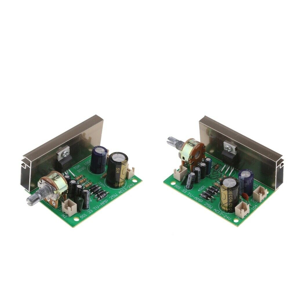 Lovoski 2x Tda2030 One-channel Mono 20w Ac/Dc 12v for Audio Amplifier Board