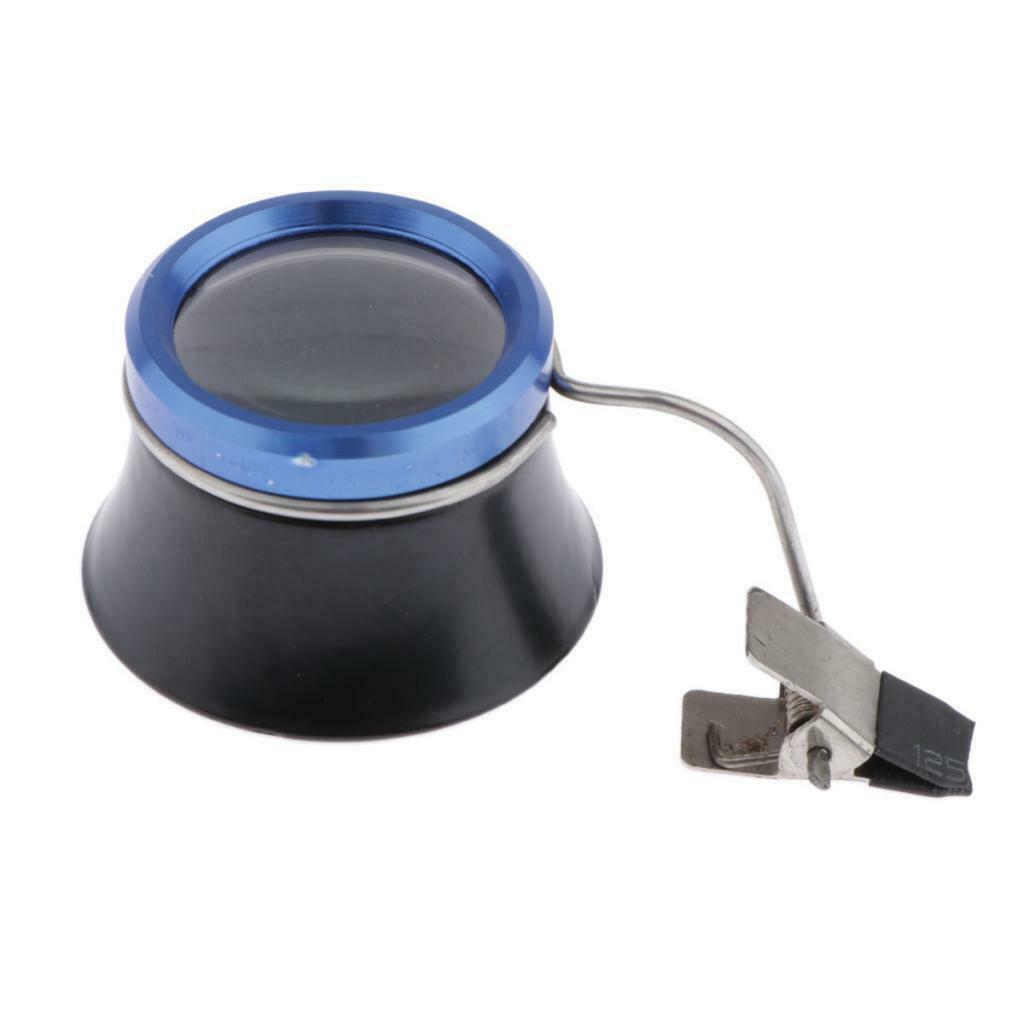 Metal Magnifier Eye Glasses Eyepiece Lens For Watches Jewelry Repair -5x