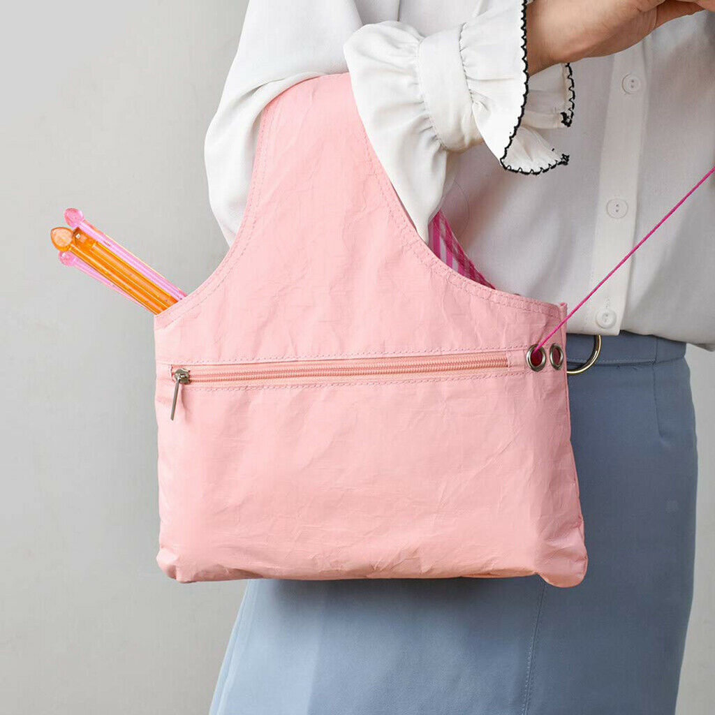 Knitting Yarn Ball Totes Case Crochet Hooks Needles Storage Bag Penoy