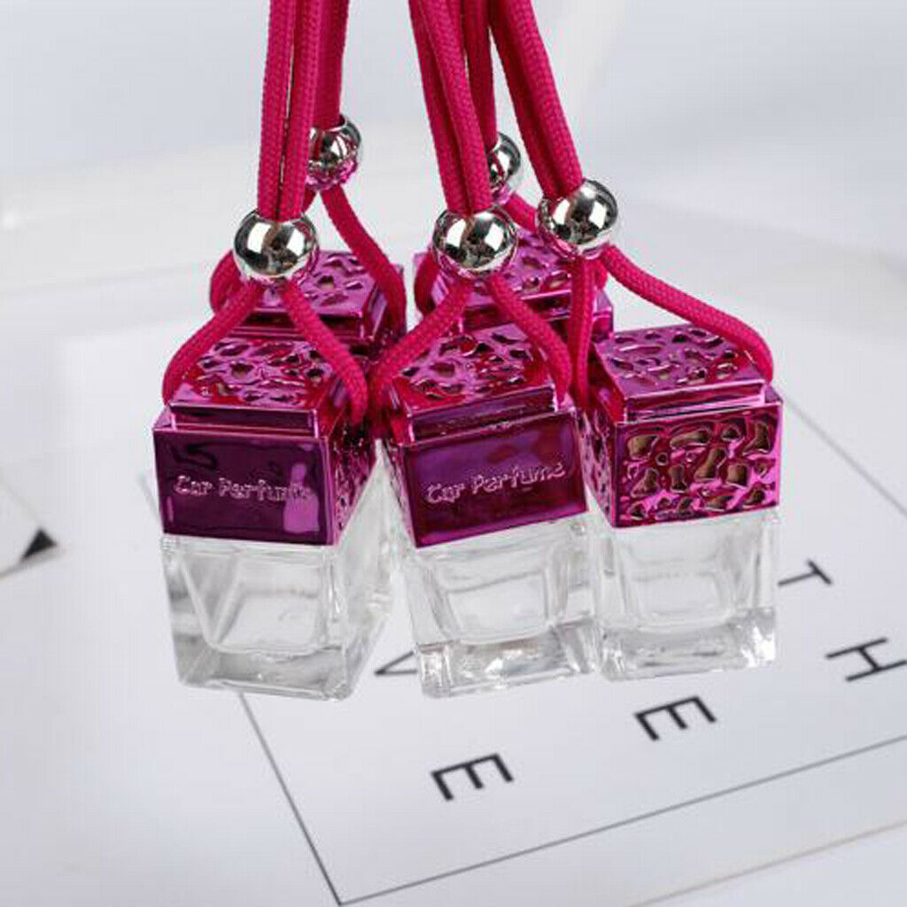 Clear Hanging Air Freshener Bottle 5.5ml Auto Hotel Club Hanging Decoration