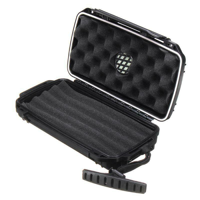 Cigar Plastic Travel Humidor Case - Waterproof, Dustproof, Shockproof Premium