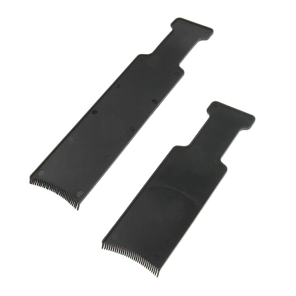 Premium 2Pcs Black Salon Barber Hair Coloring Tool Hairdressing Dyeing Board