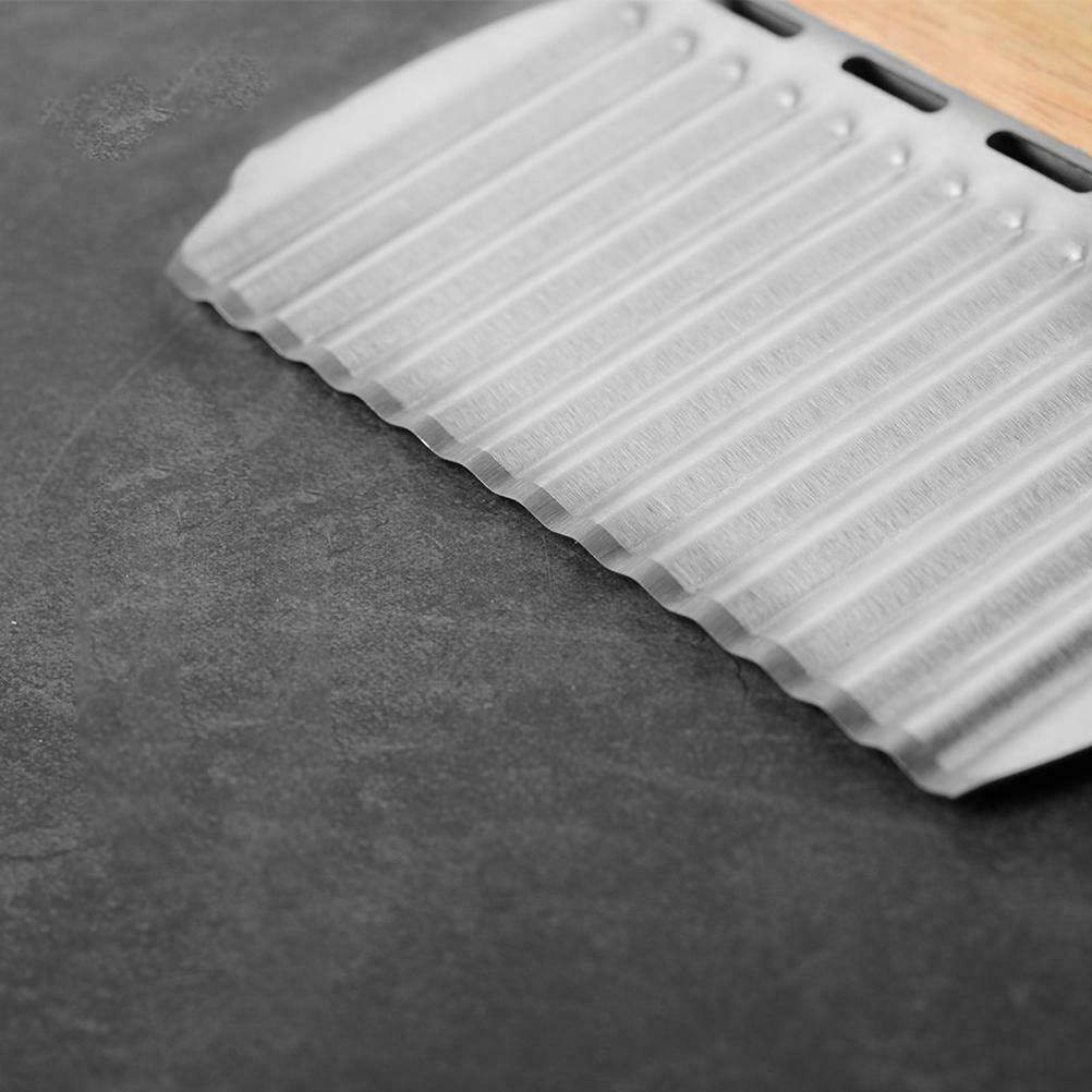 1Pcs Crinkle Cutters Vegetable French Fry Slicer Stainless Steel Chopping Cutter