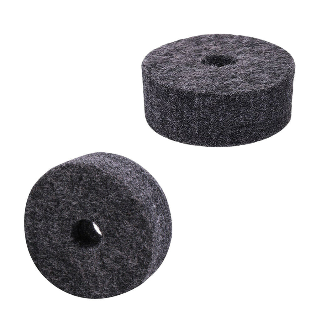 1pc Cymbal Sleeve + 2pcs Drum Set Felt Discs For Percussion Instrument Parts