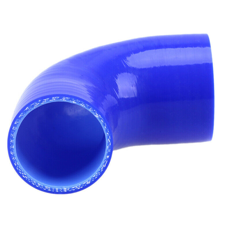 90 Degree 0.2" Elbow Silicone Hose 90 Degree 51-63mm Reducer COUPLER Blue