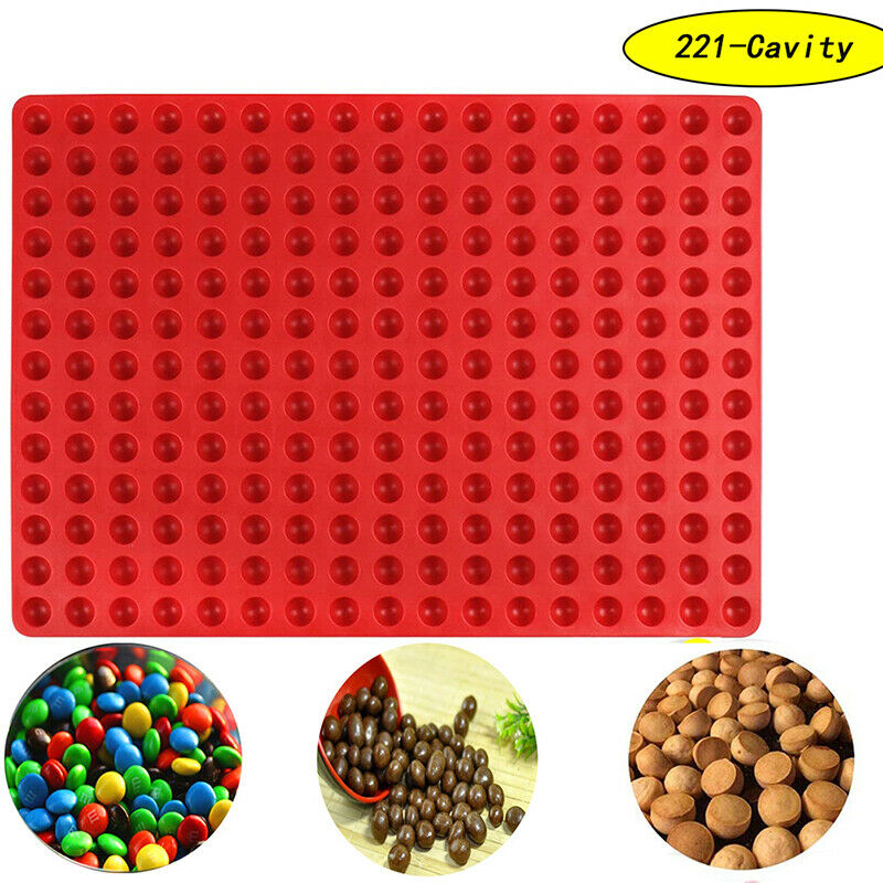 221 Cavity Silicone Molds,Semi Sphere Gummy Candy MoldsBDAU