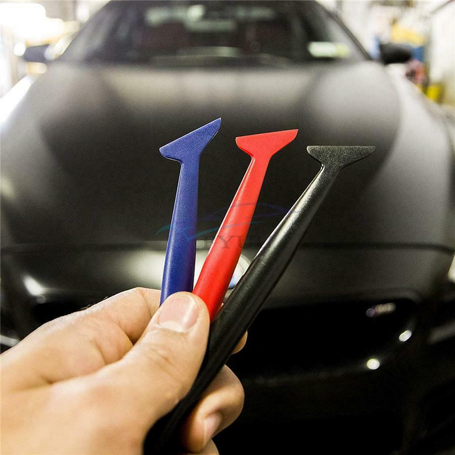4 Pieces Micro Squeegee Auto Color Change Film Side Closing Corner Trim Tools