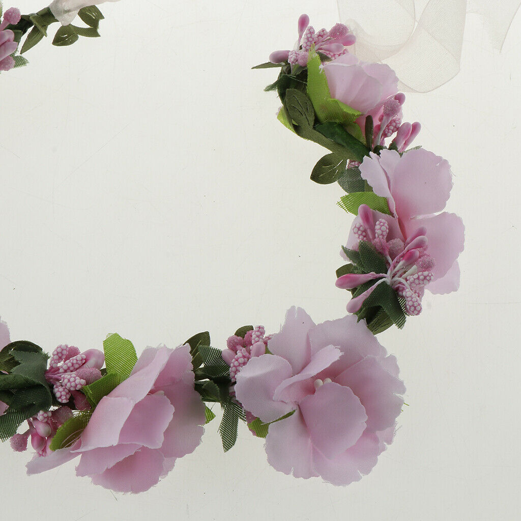 Summer Beach Boho Girls Floral Flower Festival Wedding Forehead Hair band