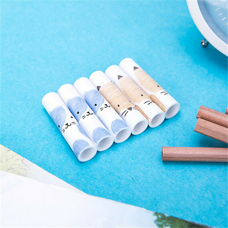 Cap Sheath of Pen Topper Cartoon Plastic Pencil Cap Children Writing Stationery