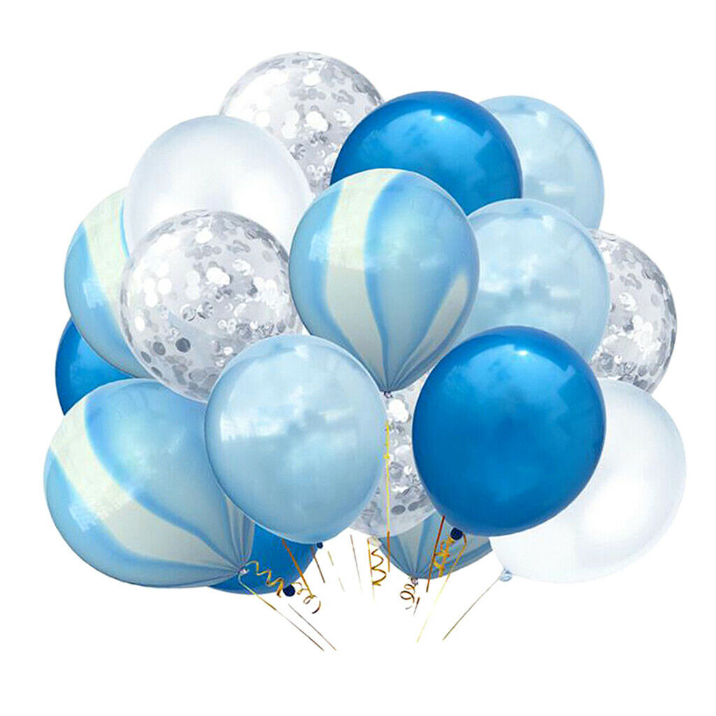20pcs Latex Balloons with Confetti Wedding Birthday Party Decor 12inch A
