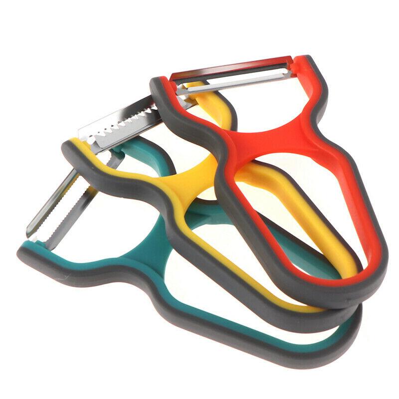 3pcs Vegetable Peeler Set For Potato Fruit Non-Slip Home Kitchen Peeling .l8