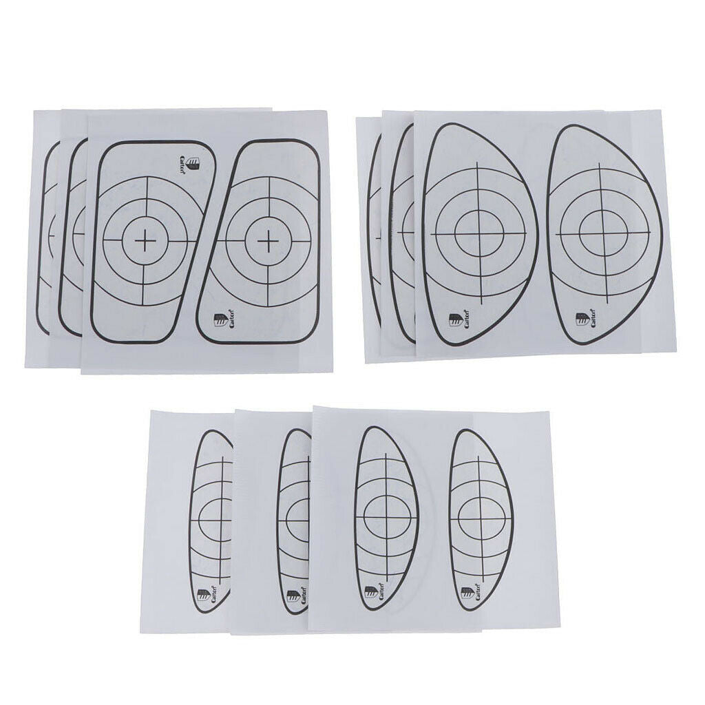 9pcs Golf Impact Tape Recorder Training Aids Labels for Woods, Irons Putter