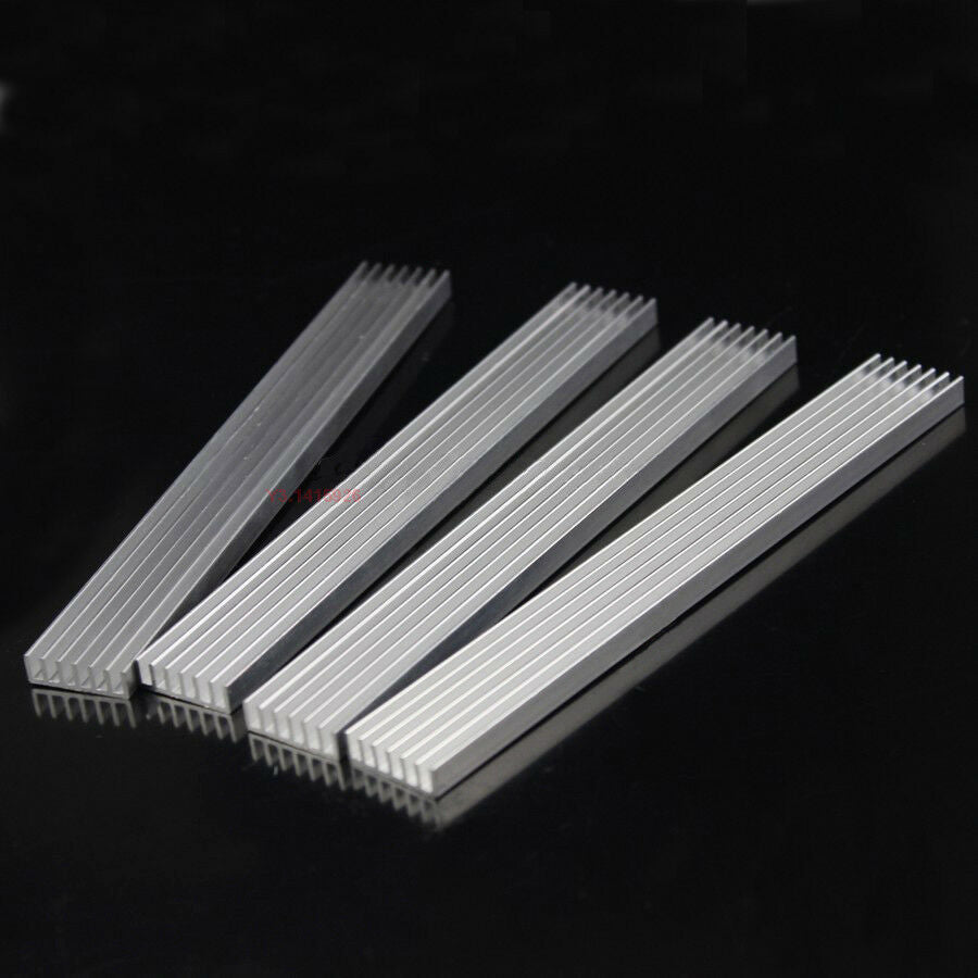 10Pcs 150x20x6mm Aluminum Heat Sink Long LED Cooling Fin For1W,3W,5W Power
