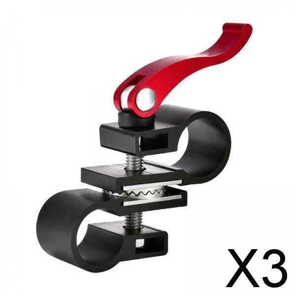 3X Heavy Umbrella Holder Fixed Clip Brackets Outdoors Universal Clamp Black