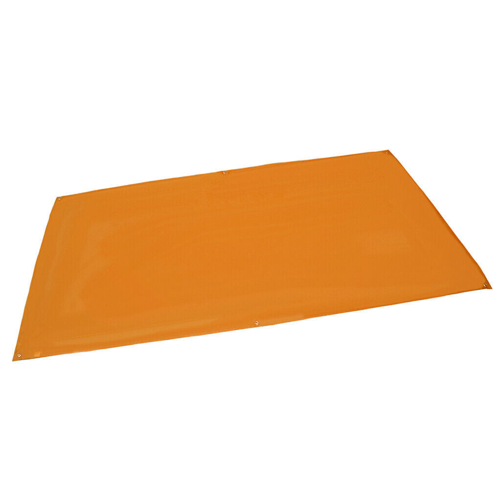 Portable Camping Awning Canopy Sun Shade Tent Tarp Rain Shelter L Orange