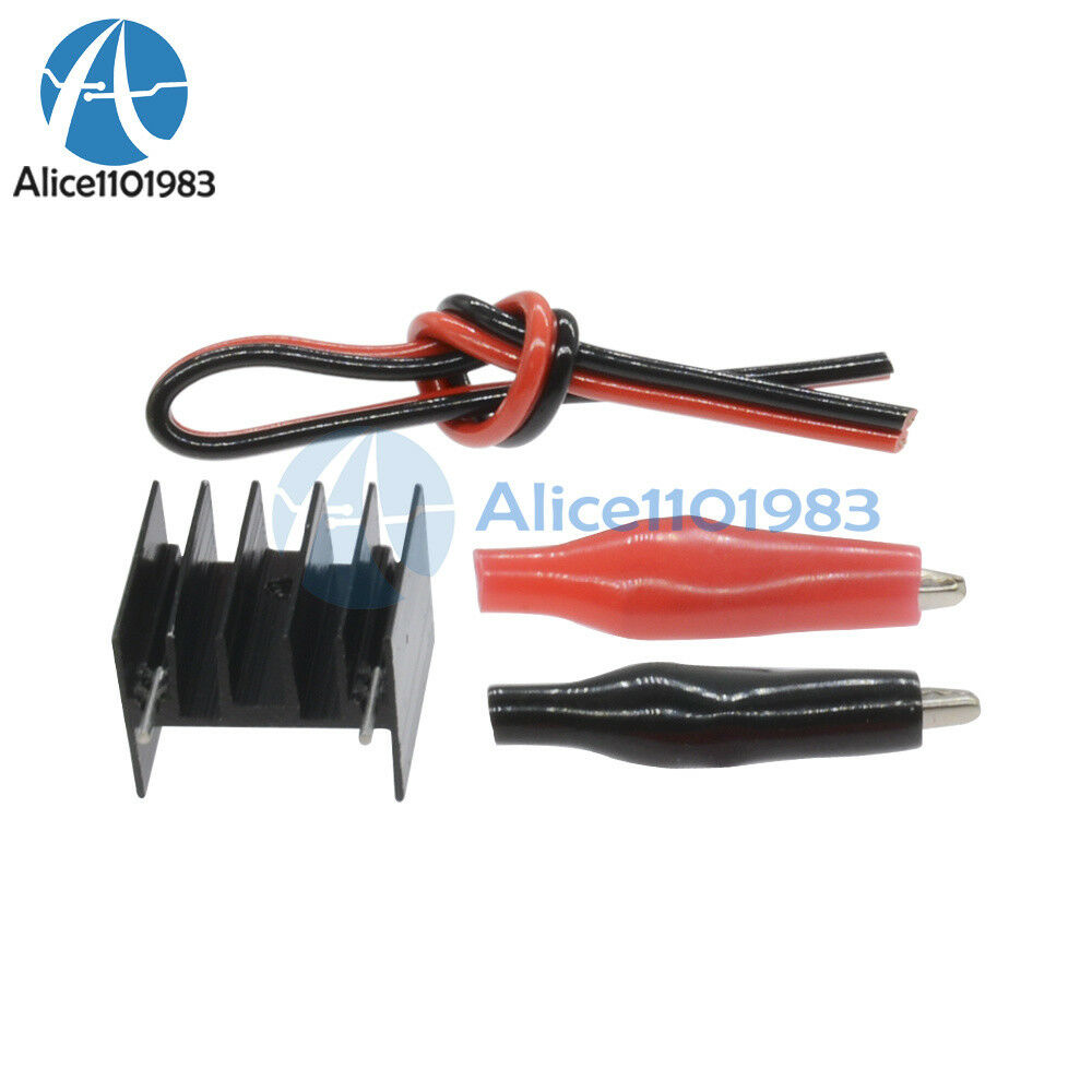 LM317 1.25V-12V Adjustable Regulated Voltage Power Supply DIY Kit US Plug