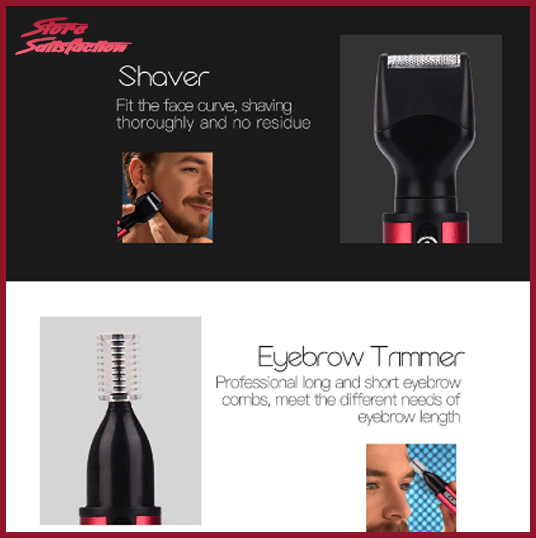 4 In 1 Electric Ear Nose Trimmer Hair Clipper Shaver Beard Trimer For Men Women