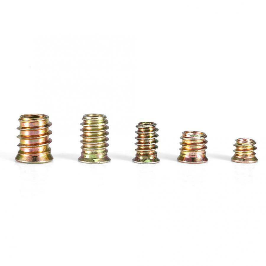 100Pcs Box Countersunk Head Iron Hexagon Inner Hexagon Furniture Nut Color Zinc