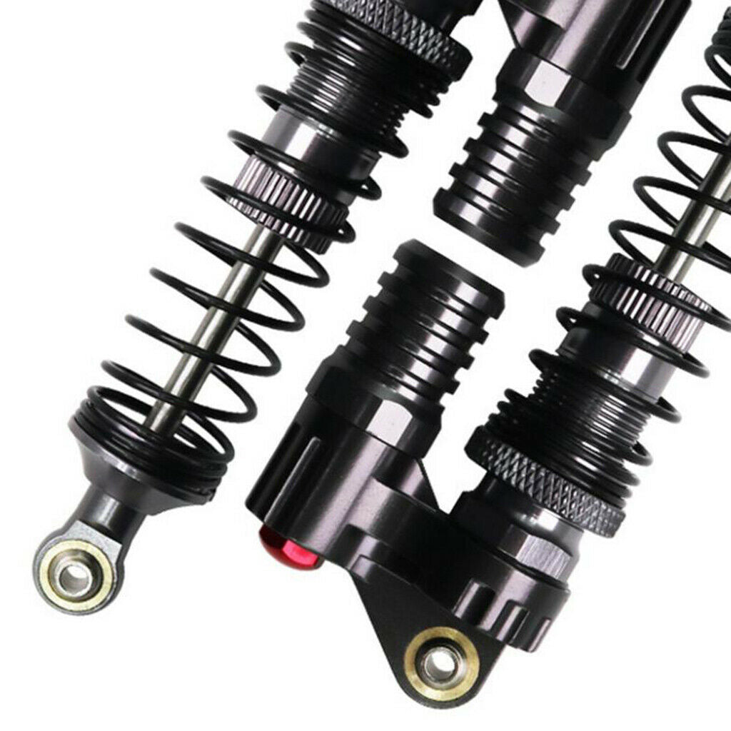 4pcs Shock Absorbers for 1/10 RC Rock Crawler Buggy Truck SCX10 D90 CC01 Accs