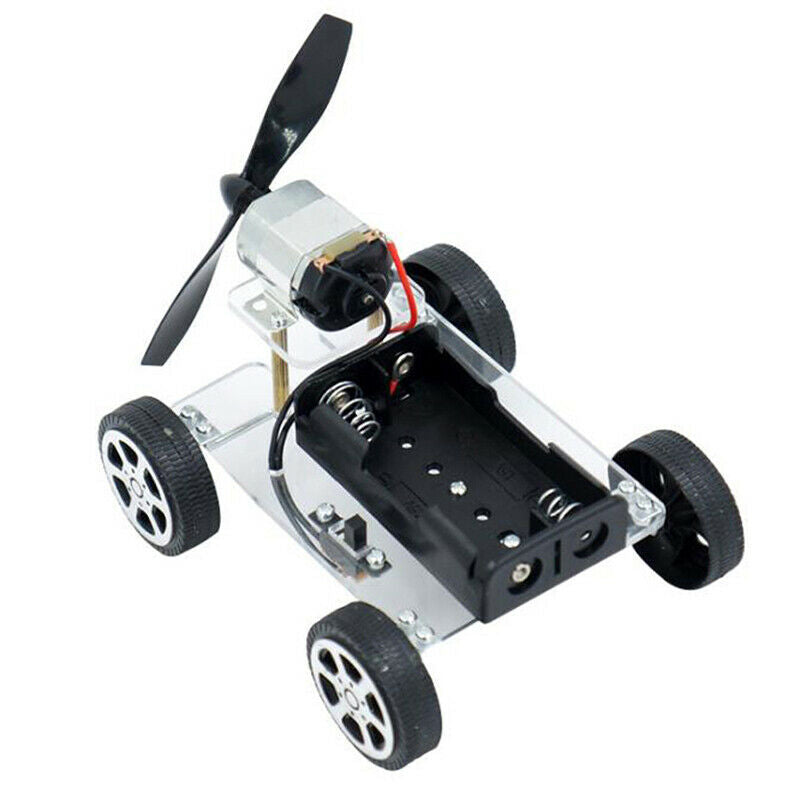 Wind Power Car DIY Electronic Kit Technology Science Educational Children ToSJ
