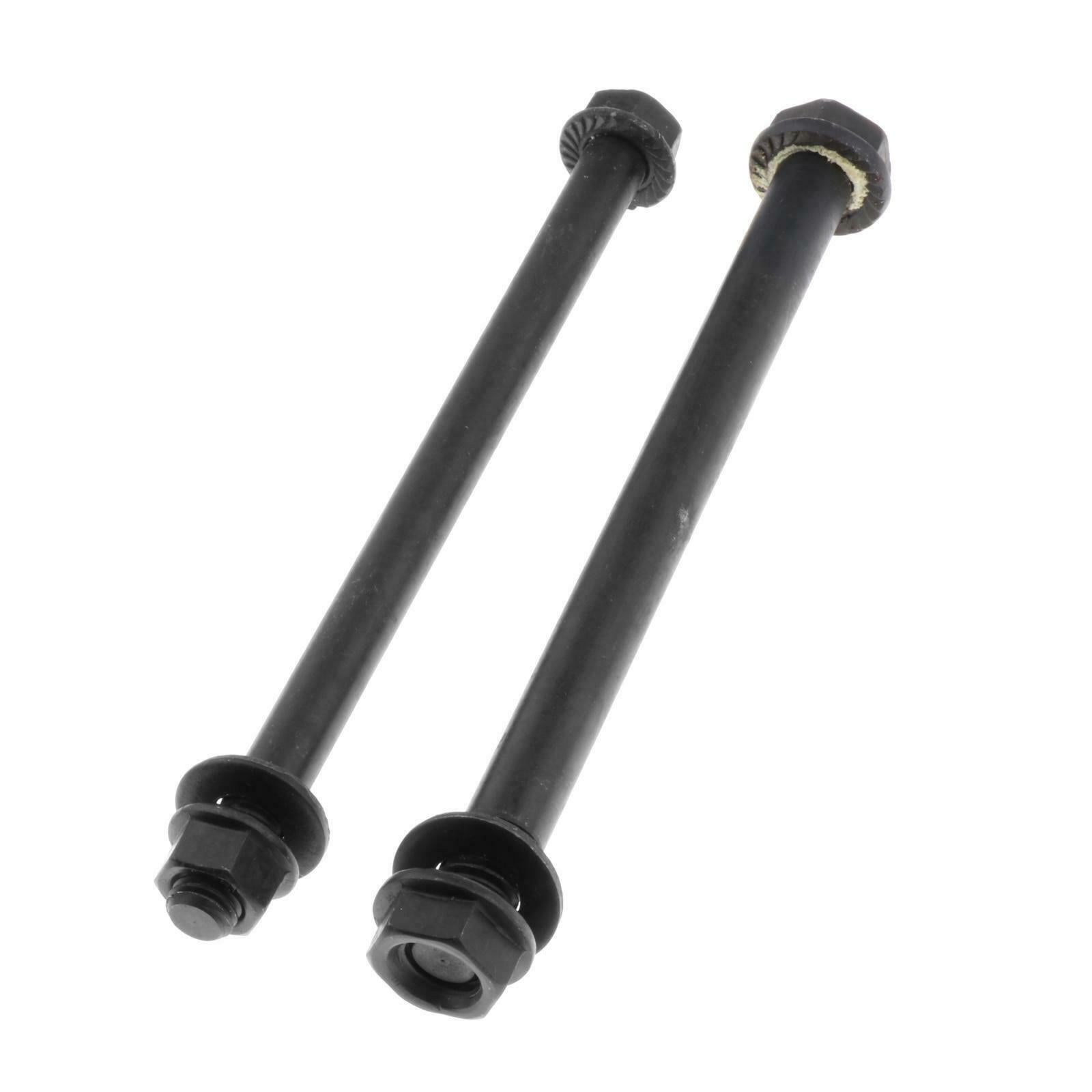 2x Rear Bearing Carrier Bolts and Nuts for YAMAHA Banshee 1989-2006 Black