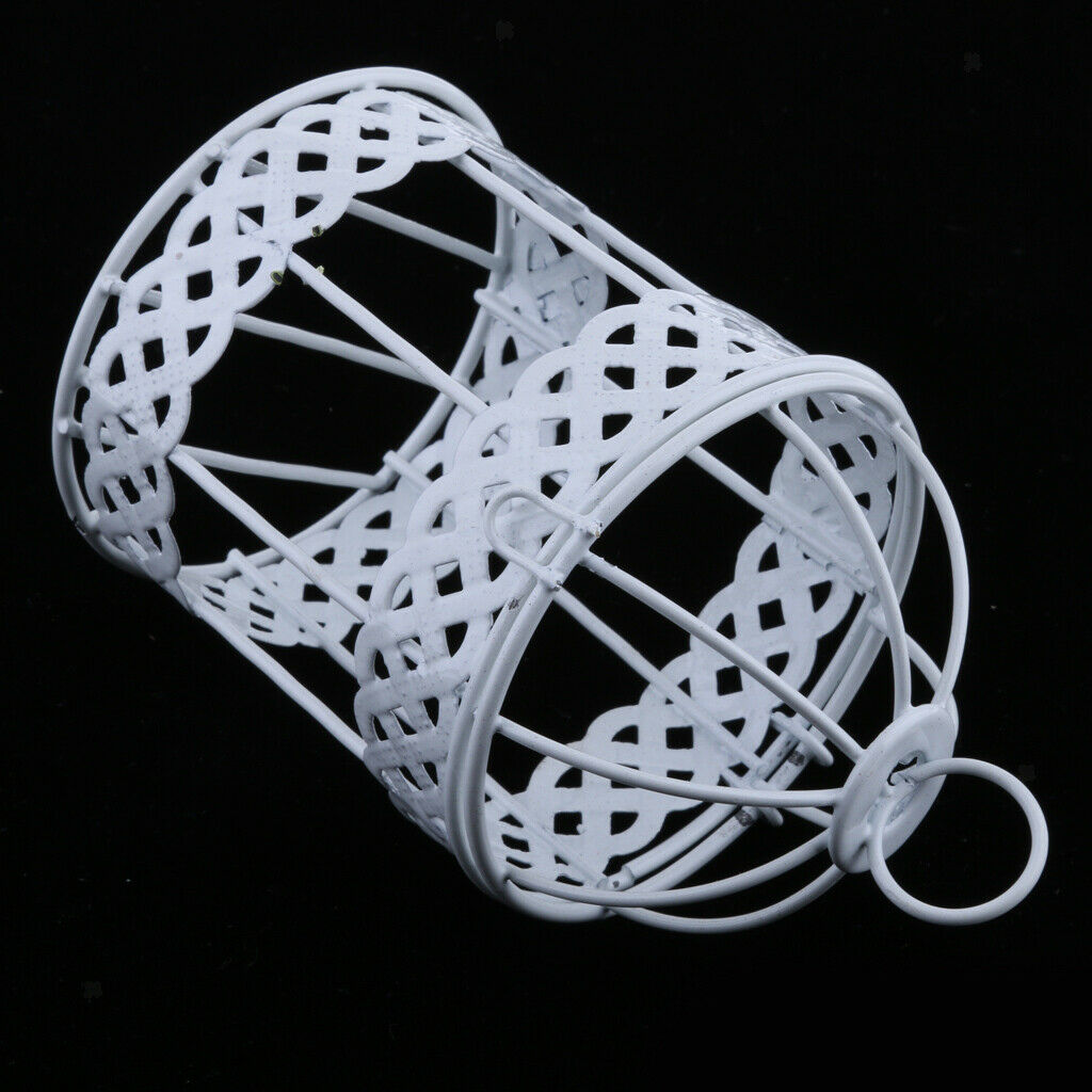 3pcs Bird Cage Shaped Plant Stand Flower Stand Bird Cage Nordic Retro Hanging