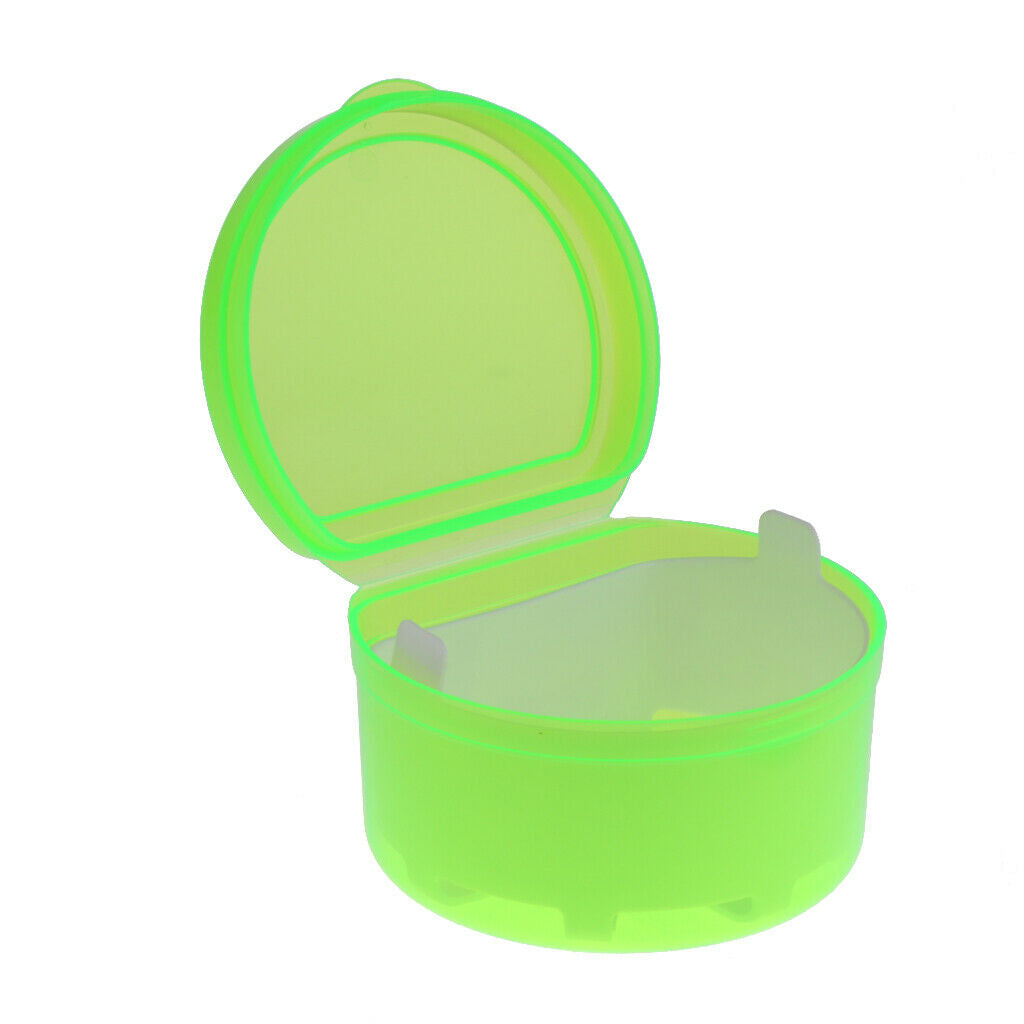 Orthodontic Denture Teeth Box Container Dental Holder Storage Case Green