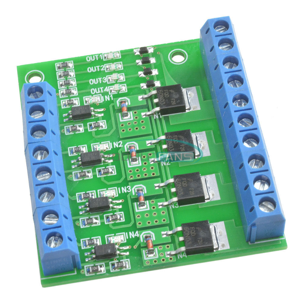 New Trigger Switch Module 4-way FET MOS DC Control for PWM Motor Pump LED O6IM